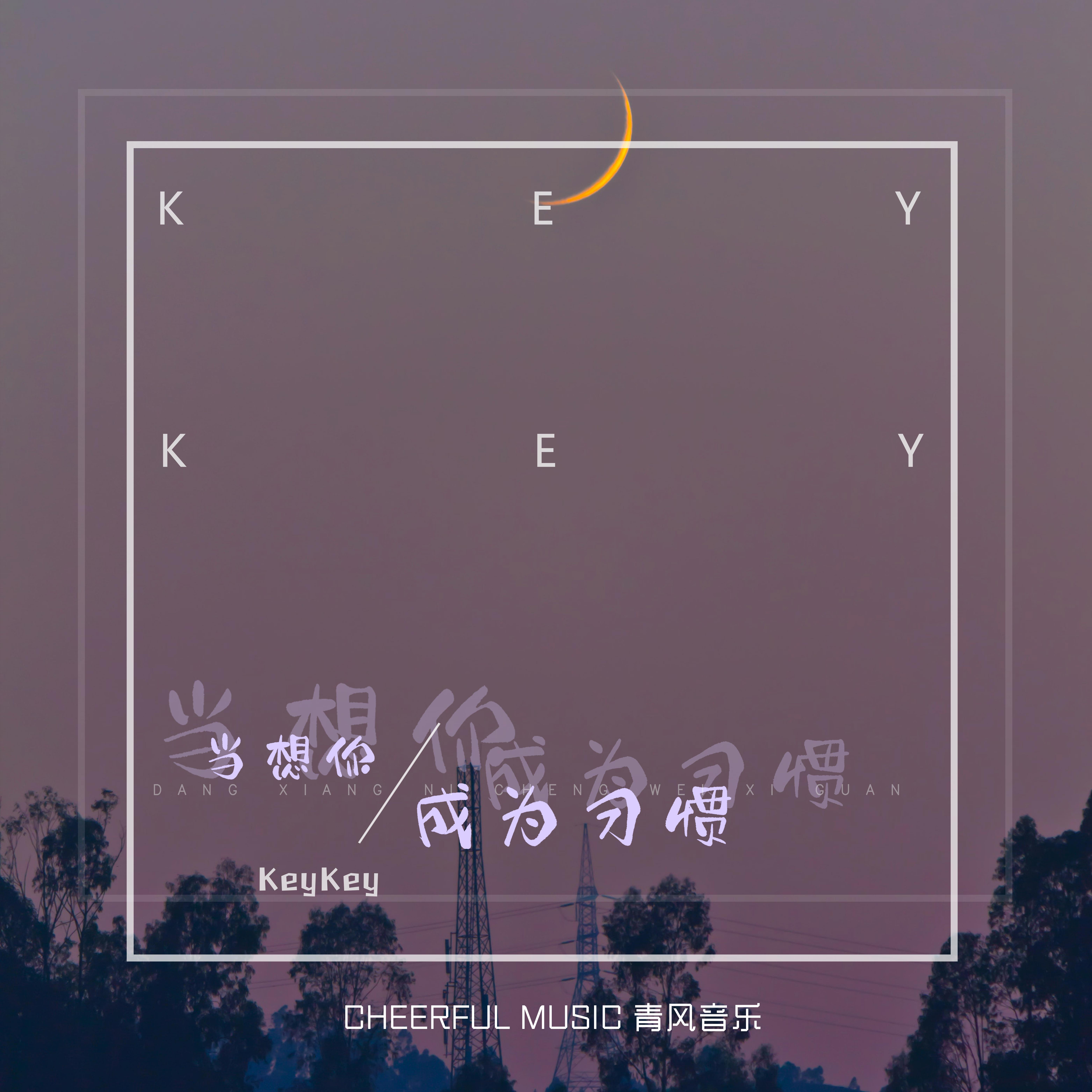 当想你成为习惯 (DJ R7) - KeyKey | 当想你成为习惯 (DJ R7) cover 封面