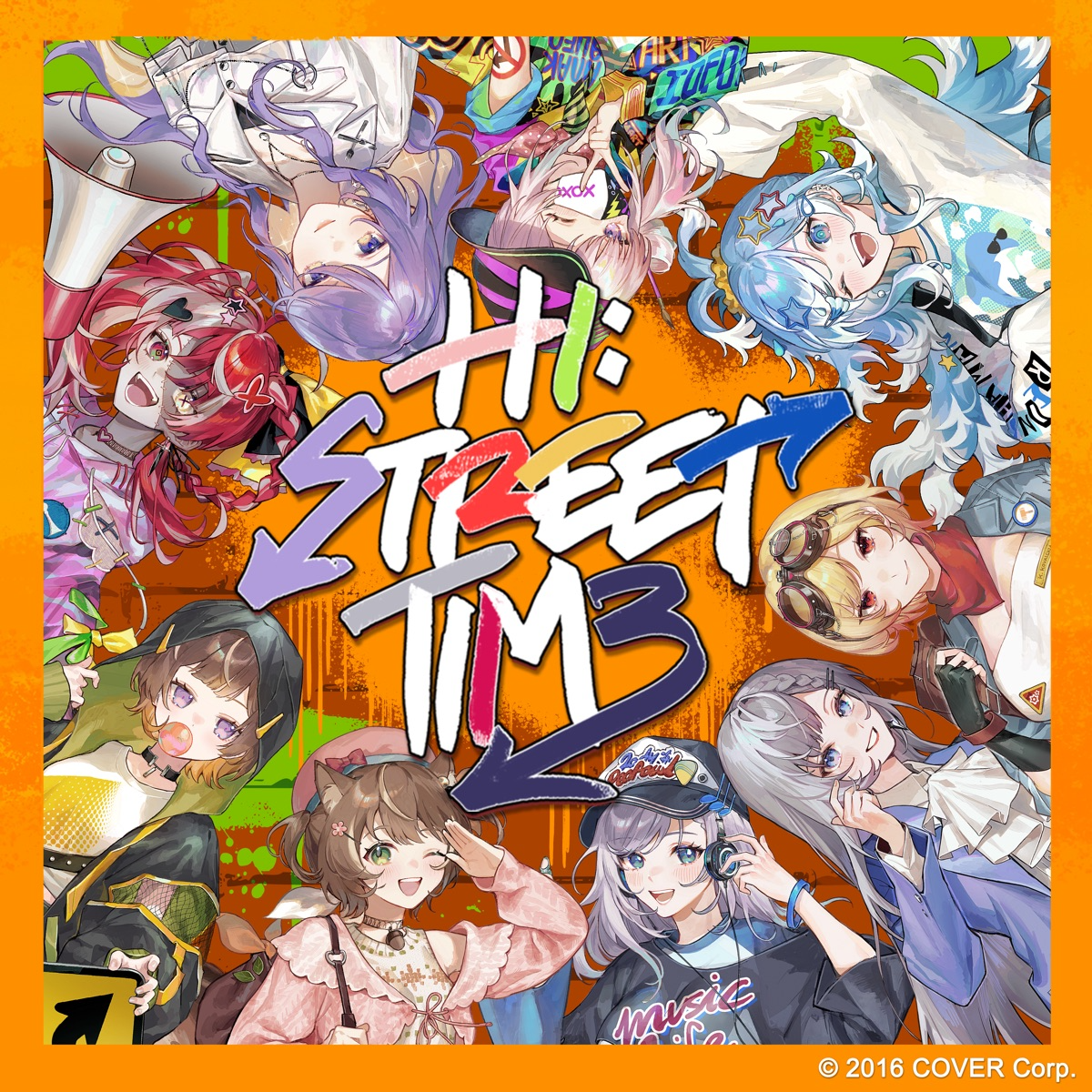 HI∶STREET TIME - Ayunda Risu / Moona Hoshinova / Airani Iofifteen / Kureiji Ollie / Anya Melfissa / Pavolia Reine / Vestia Zeta / Kaela Kovalskia / Kobo Kanaeru | HI∶STREET TIME cover 封面