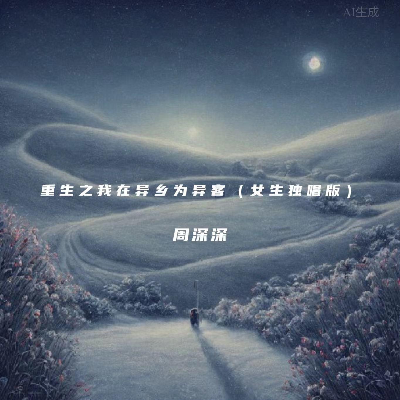 重生之我在异乡为异客（女生独唱版） - 周深深 | 重生之我在异乡为异客（女生独唱版） cover 封面