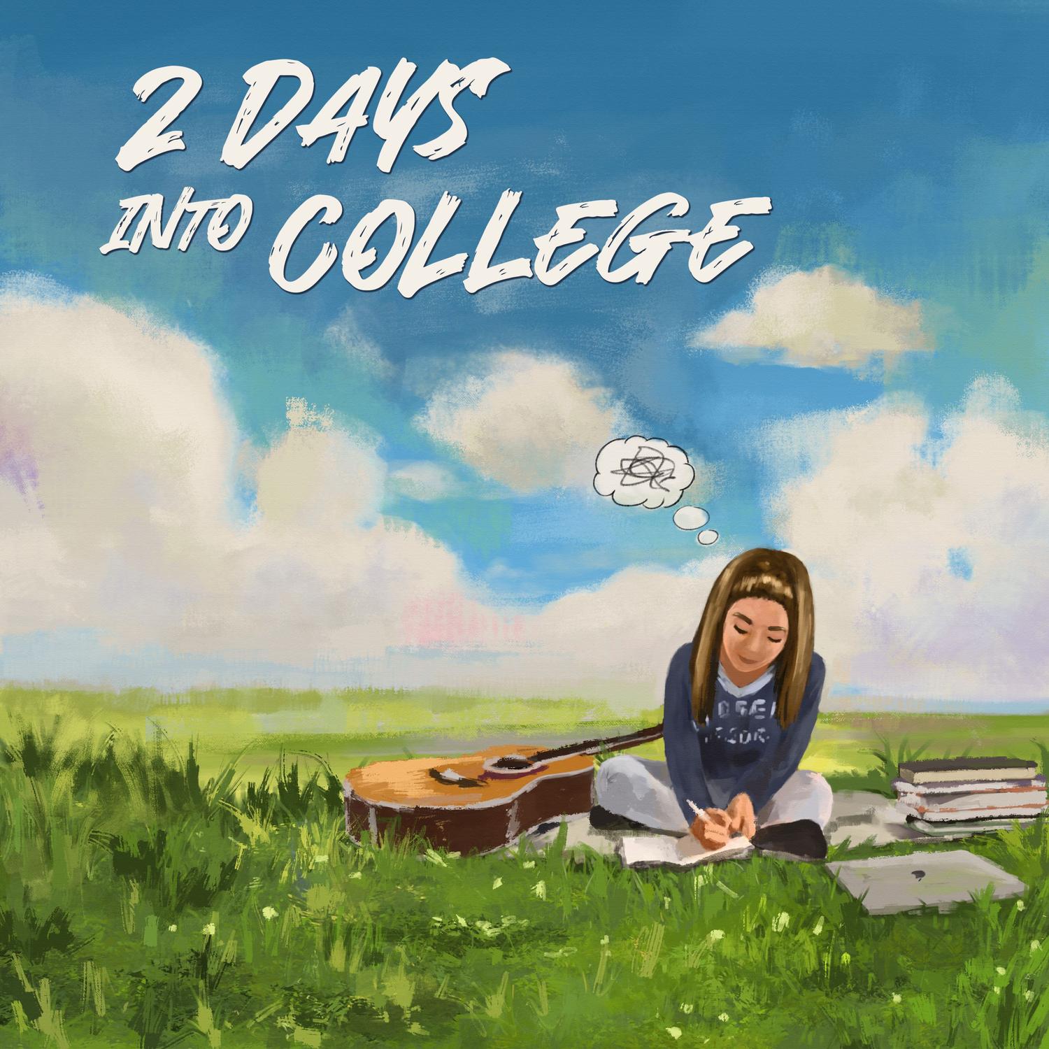 2 days into college - Aimee Carty | 2 days into college cover 封面